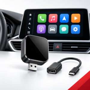 Wireless CarPlay USB adapter for compatible factory infotainment systems